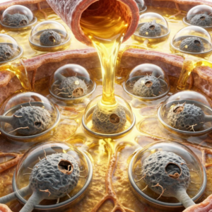 image of brain cells not able to consume glucose